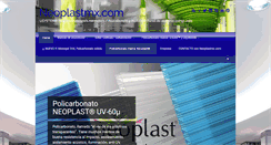 Desktop Screenshot of neoplastmx.com